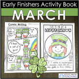 St. Patrick's Day Early Finishers Printable Writing Math D
