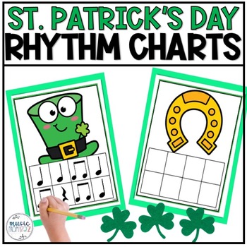 Preview of St. Patrick's Day Elementary Music Lesson - Rhythm Worksheet Activity