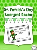 St. Patrick's Day Emergent Reader - What Does the Leprechaun Say?