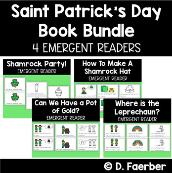 Preview of St. Patrick's Day Emergent Readers: Bundle of Easy Books for Saint Patrick's Day