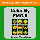 St. Patrick's Day Emoji: Color by Emoji - Mystery Pictures