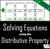 St. Patrick's Day Equation Activity