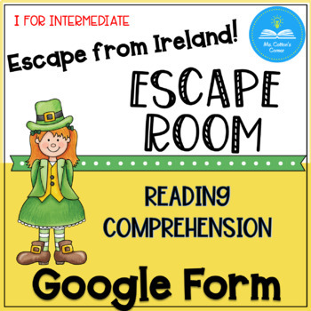 Preview of St. Patrick's Day Escape Room - Leveled Reading Comprehension passages (4th/5th)