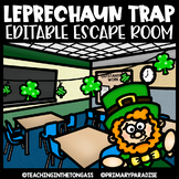 St.Patrick's Day Escape Room Math & ELA Printable Activities