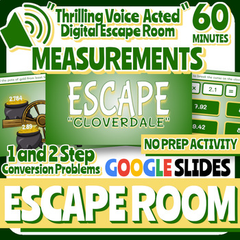 Preview of Enchanted Valley Math Escape Room - Measurement - Digital Resource