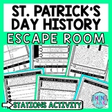 St. Patrick's Day Escape Room Stations - Reading Comprehen