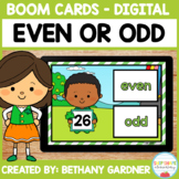 St. Patrick's Day Even or Odd - Boom Cards - Distance Learning