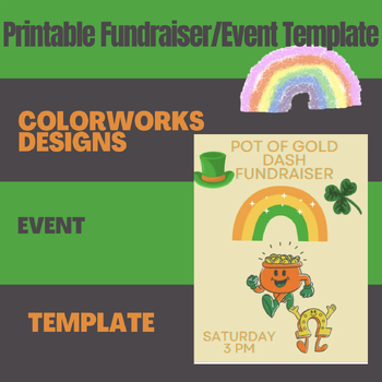 Preview of St. Patrick’s Day Event Template| Editable Event Canva Template