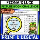 St. Patrick's Day FIONA'S LUCK Book Activities DIGITAL and PRINT