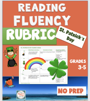Preview of St. Patrick's Day FLUENCY Rubric