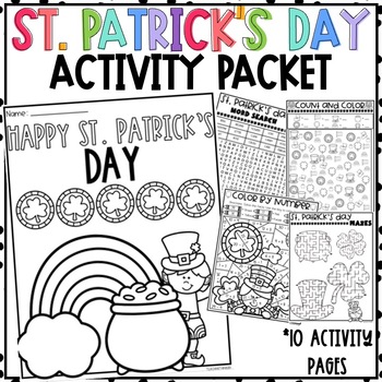 Preview of St. Patrick's Day FUN Activities | NO PREP | March