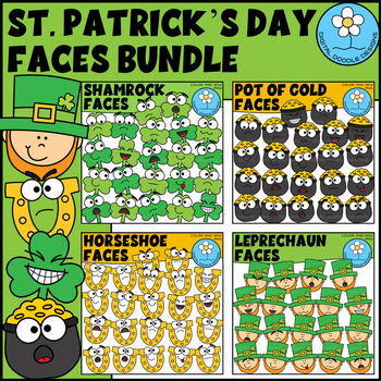 Preview of St. Patrick's Day Faces Bundle