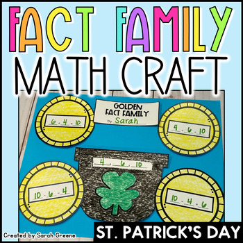 Preview of St. Patrick's Day Fact Families Craft