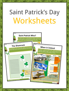 Preview of St Patrick’s Day Fact and Worksheets