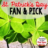 St. Patrick's Day Fan & Pick Cooperative Learning Activity