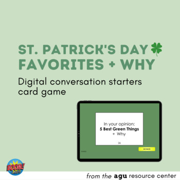 Preview of St. Patrick's Day | Favorites + Why Game | Boom Cards