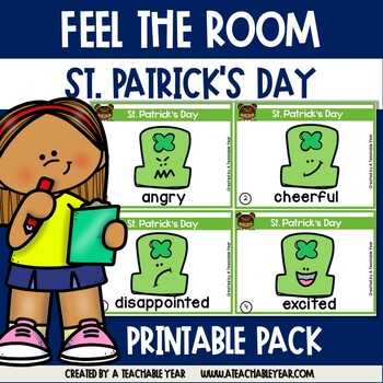 Preview of St Patrick's Day Feel the Room Cards | Great for ESL Students