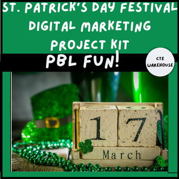Preview of St. Patrick's Day Festival Digital Marketing Project Kit