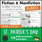 St. Patrick's Day Fiction and Nonfiction Reading Passages BUNDLE