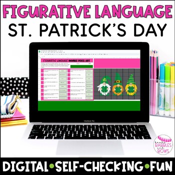 Preview of St. Patrick's Day Figurative Language Activity Digital