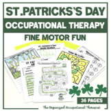 St. Patrick's Day Fine Motor Occupational Therapy Printables