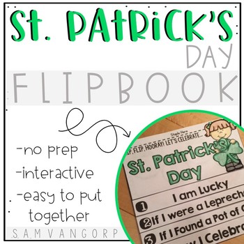 Preview of St. Patrick's Day Flip Book (NO PREP)