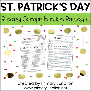 Preview of St Patrick's Day Non-Fiction Reading Comprehension Passages