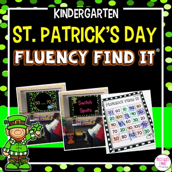 Preview of St. Patrick's Day Fluency Find It (Kindergarten)