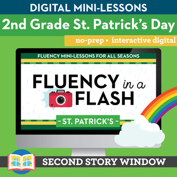 Preview of St. Patrick's Day Fluency in a Flash 2nd Grade • Digital Fluency Mini Lessons