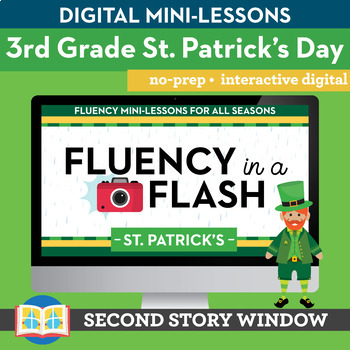 Preview of St. Patrick's Day Fluency in a Flash 3rd Grade • Digital Fluency Mini Lessons