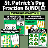 St. Patrick's Day Fraction BUNDLE|March Comparing Fraction