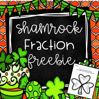 Preview of St. Patrick's Day Fraction Freebie