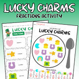 St. Patrick's Day Fractions Activity - Lucky Charms Fracti