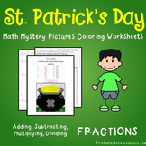 Fun Math Worksheets 4 Operations With Fractions St. Patric