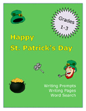 St. Patrick's Day Free Writing Activities & Word Search