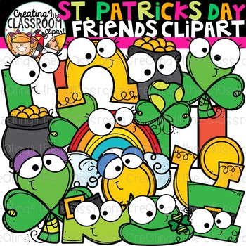 Preview of St. Patrick's Day Friends Clipart {St. Patricks Day Clipart}