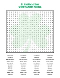 St. Patrick’s Day Fun Activity Worksheets – Word Search, C