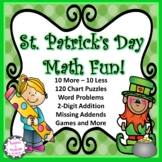 St. Patrick's Day Math - 120 Chart, Missing Addends, Fract