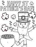 St Patrick's Day GENRE ACTIVITY Color by Numbers Page (Col