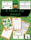 St. Patrick's Day GROWING Bundle/ELA Task Cards/Close Pass