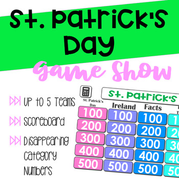 Preview of St. Patrick's Day Game Show Slides 