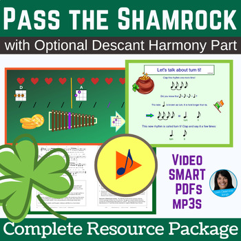 Preview of St. Patrick’s Day Game Song | St. Patrick's Ukulele Song with Orff, Boomwhackers