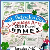 St. Patrick's Day Games Packet, CCSS-Based ELA Middle & Hi