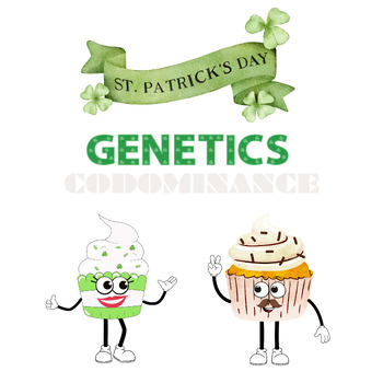 Preview of St. Patrick's Day Genetics CODOMINANCE, Heredity, Inheritance Punnett Square