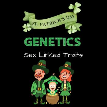 Preview of St. Patrick's Day Genetics Sex-Linked, Heredity, Inheritance PUNNETT SQUARE