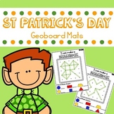 St. Patrick's Day Geoboards Task Cards and Mats