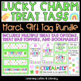 St. Patrick's Day Gift Tags Luck Charm Bookmarks Cereal Tr