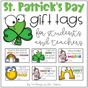 Printable St Patrick's Day Gift Tags, Friends are a Treasure Tag, Gree -  Sunshinetulipdesign