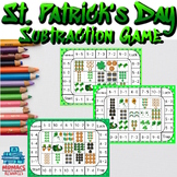 St. Patrick's Day Grade 1 & 2 Subtraction Matching Game | 