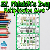 St. Patrick's Day Grade 2 to 4 Math Multiplication Matchin